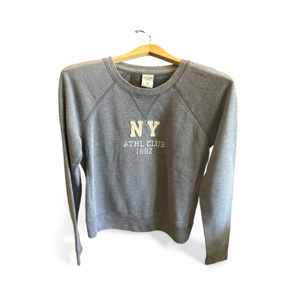 Abercrombie & Fitch Tops - Abercrombie & Fitch Heather Gray New York Crewneck Sweatshirt Women’s Medium